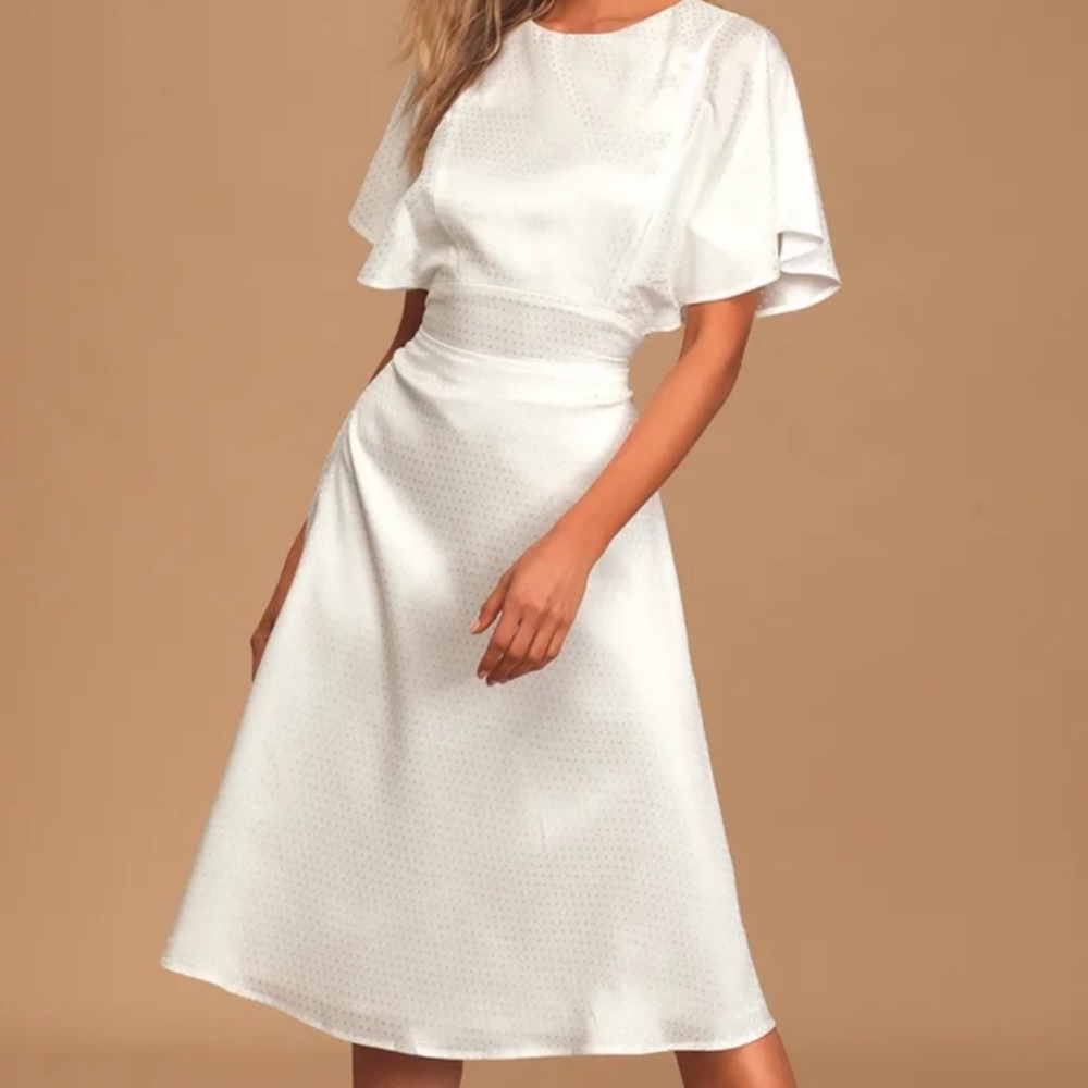 Lulu’s Cabernet Queen Midi dress